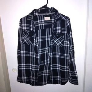 Black and white flannel